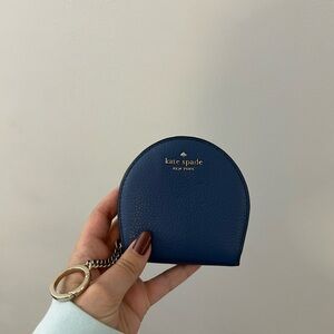 Kate Spade Navy Blue Coin Holder